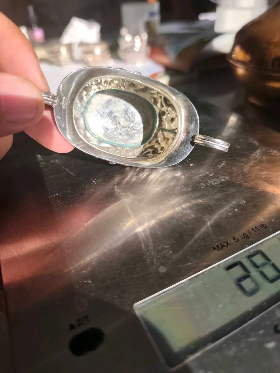 Sterling silver antique creamers and sugar bowls - Image 2