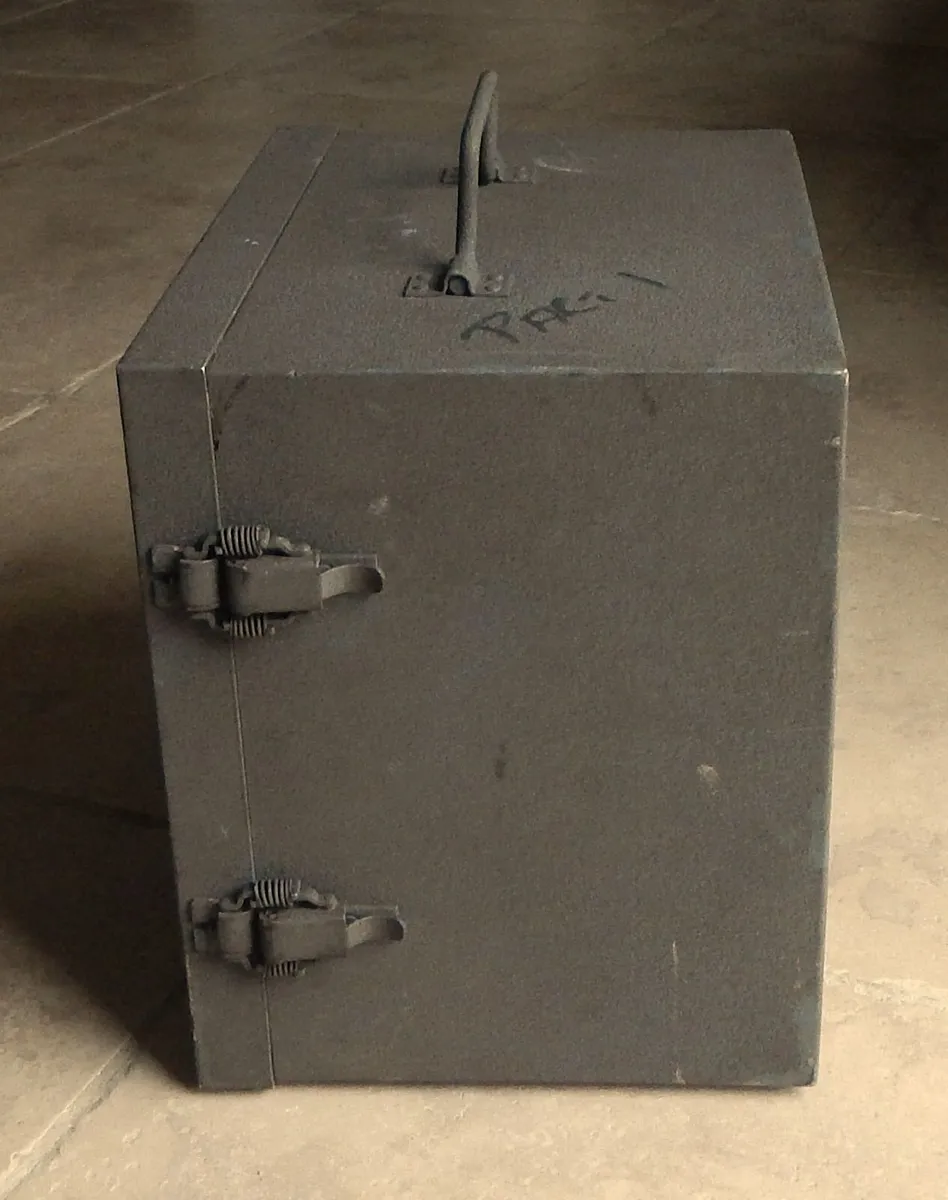 Vintage Heavy Duty Metal Storage Box - Image 2