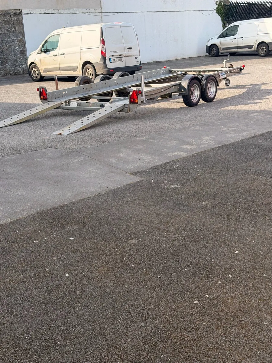 14”2 ft x6”2 ft dale Kane tilt bed car transporter - Image 1