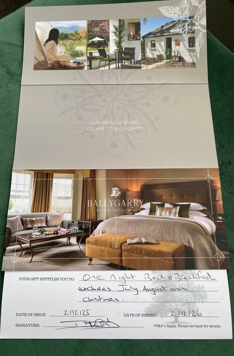 Luxurious Escape Gift Voucher - Image 1
