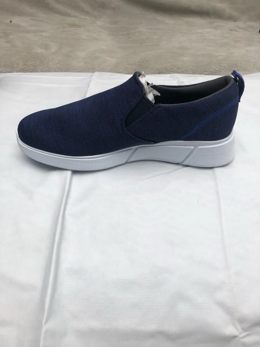 New - Hush Puppy cooper slip on trainers - navy - Image 1