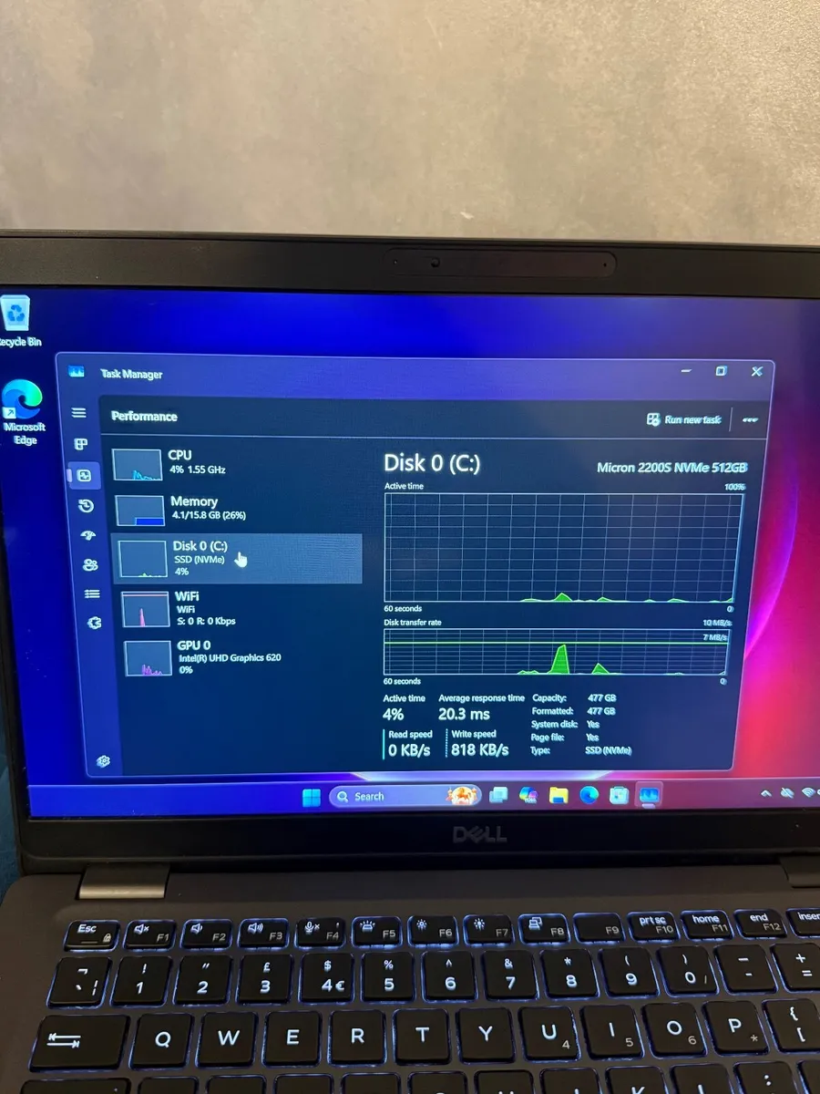 Dell Latitude 5300 Laptop i7/16GB/512SSD/FHD - Image 4