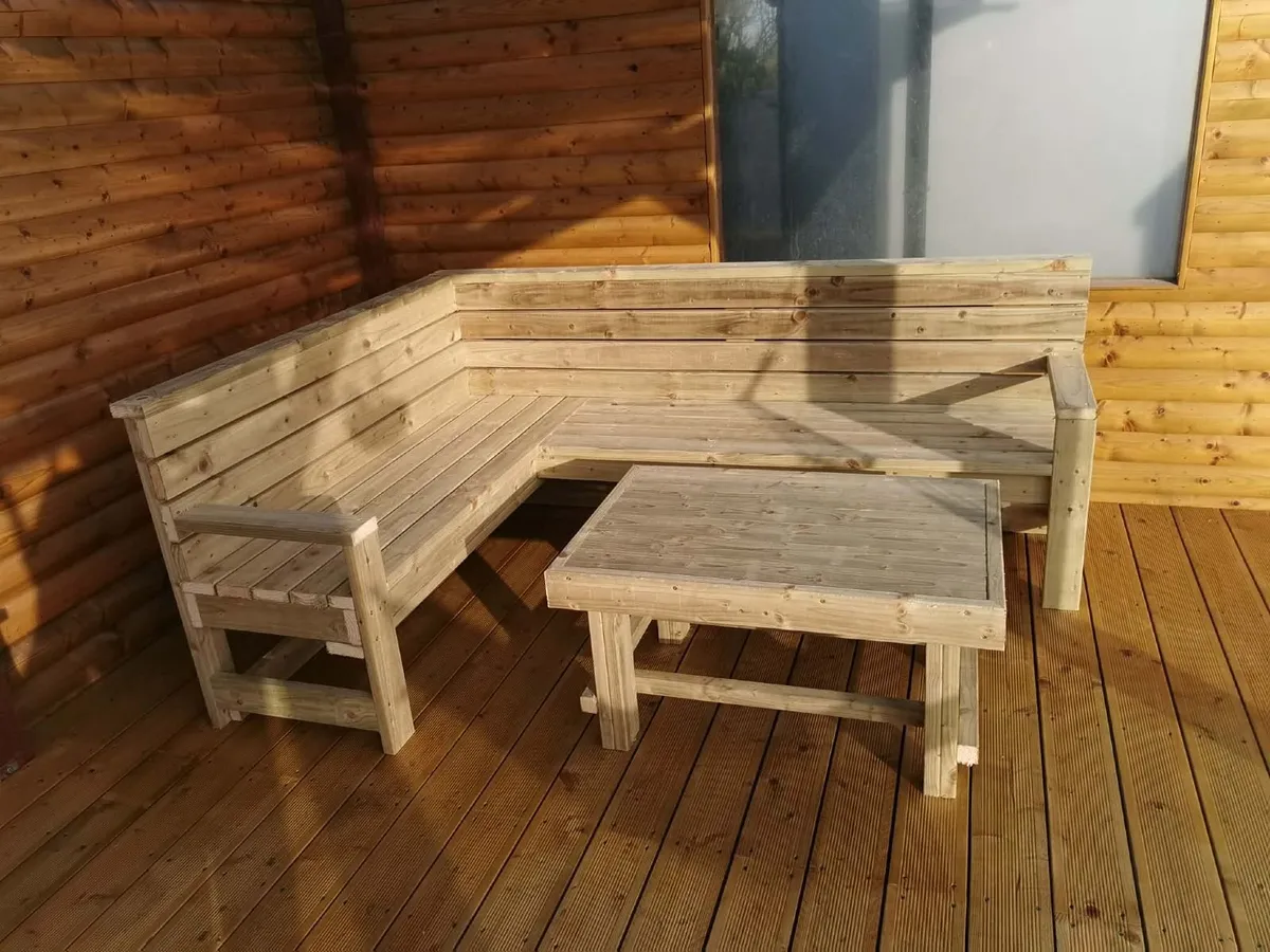 Garden furniture /one bench available - Image 1
