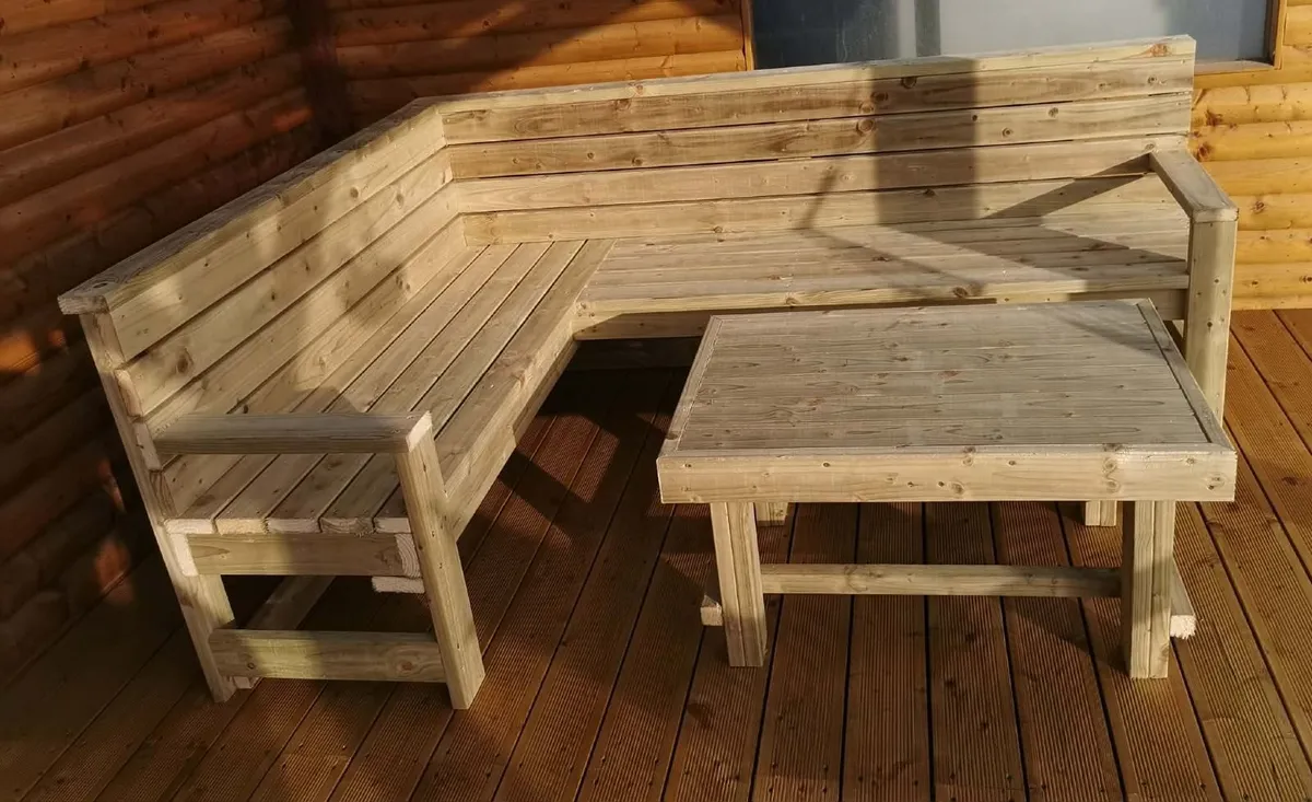 Garden furniture /one bench available - Image 2