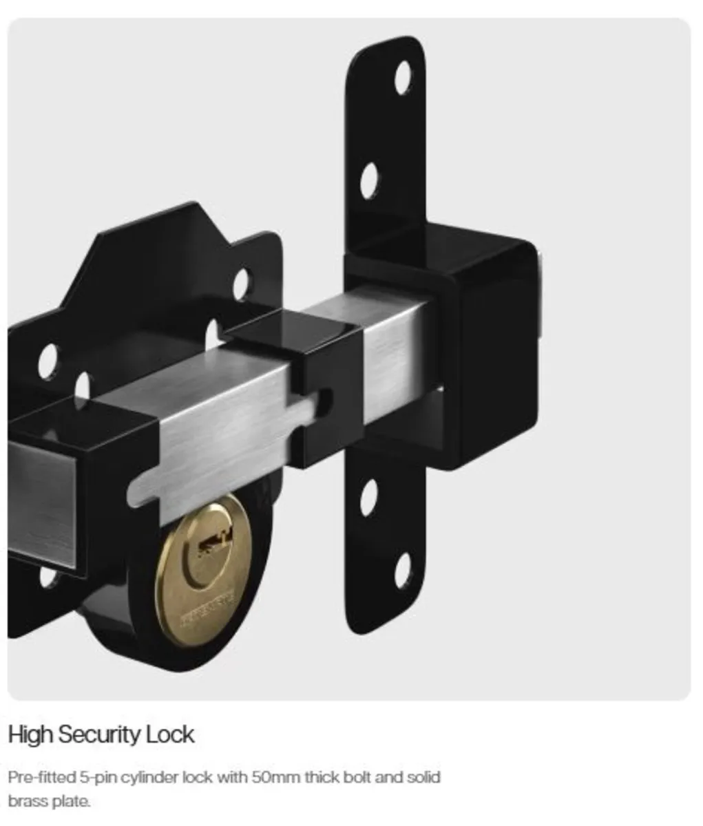 🏡 Alpine 10x10 Steel Garden Shed – Anthracite - Image 4