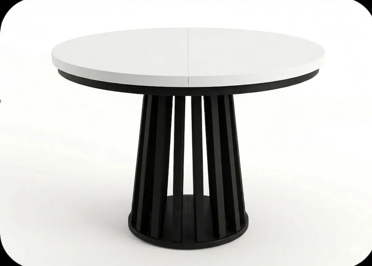 Tovo Extandable Table Black or White 100-180cm - Image 3