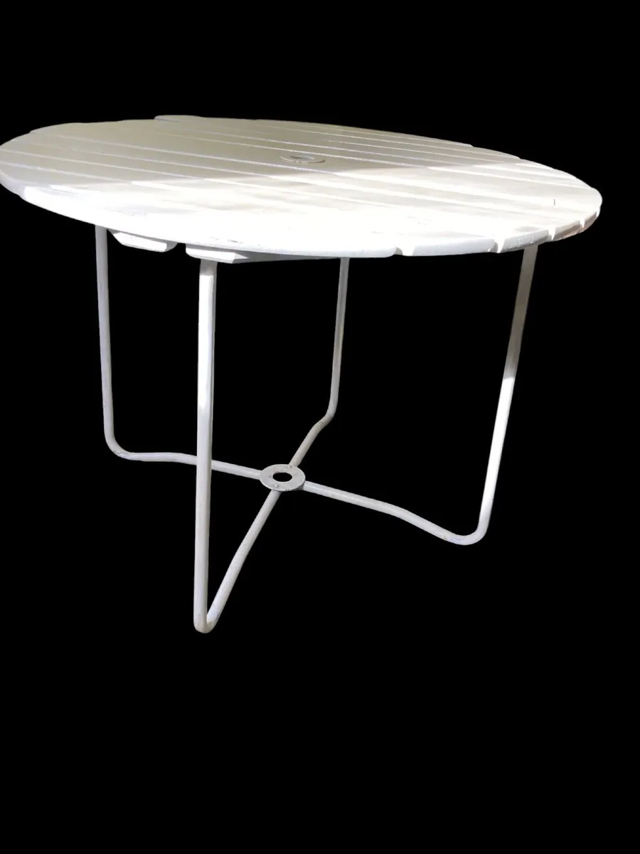 Vintage Garden Table - Folding - Image 3