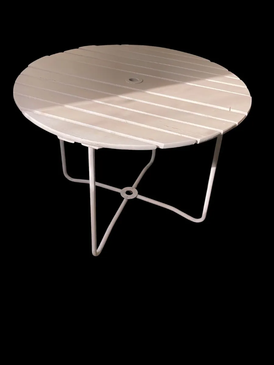 Vintage Garden Table - Folding - Image 1