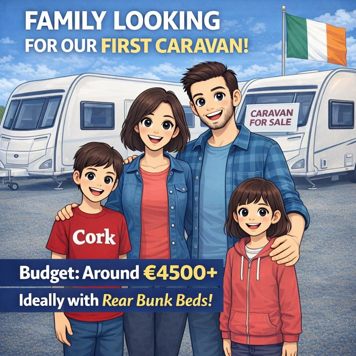 Caravan WANTED 4 berth - Image 1