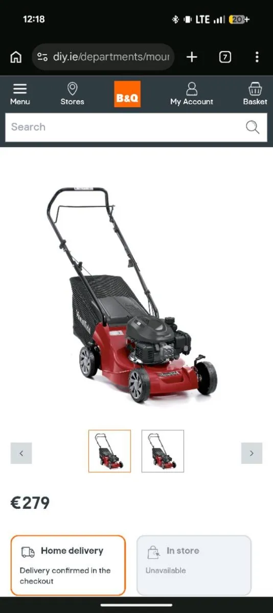 Mountfield petrol lawnmower - Image 2