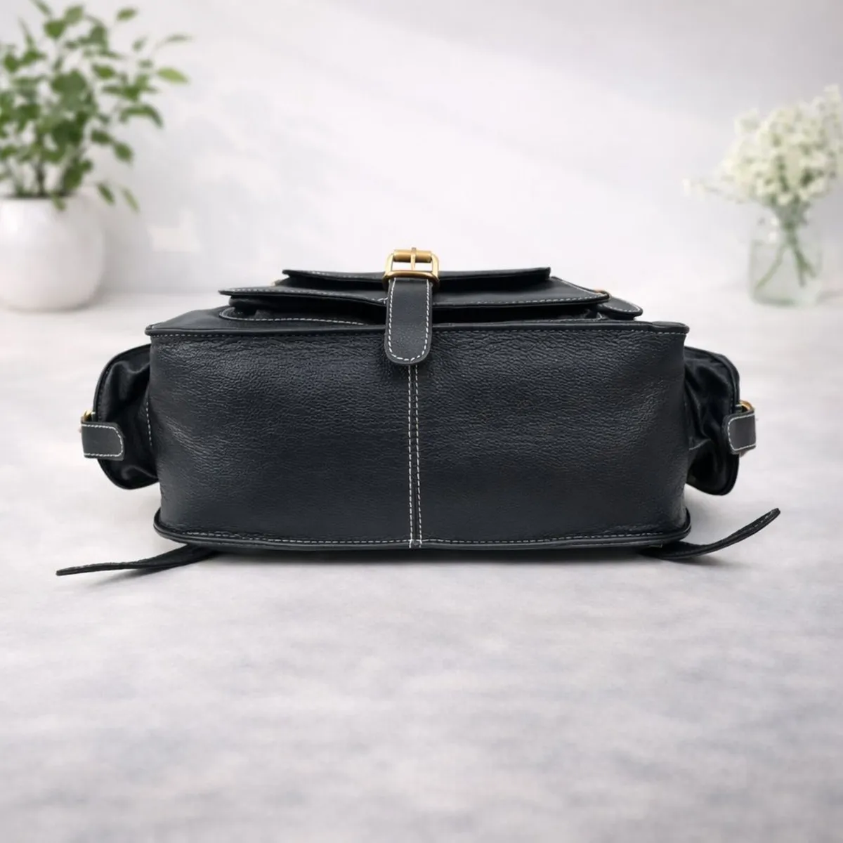 Genuine Leather Backpack School & Office Bag - Image 3