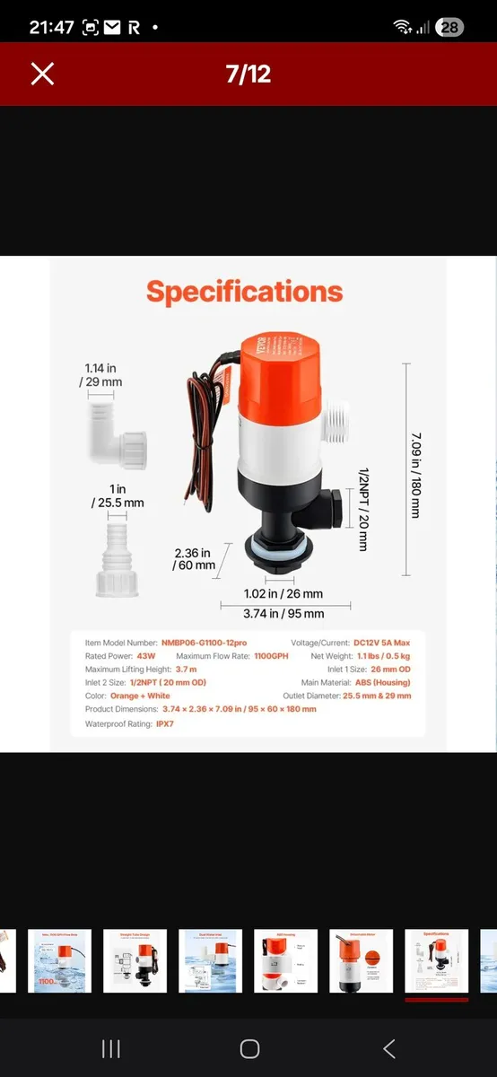 Pump/Bilge pump - Image 2