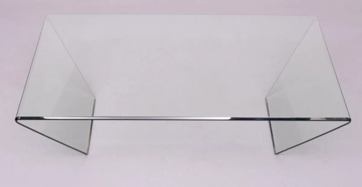 Curved Glass Console & Coffee Table - Image 2