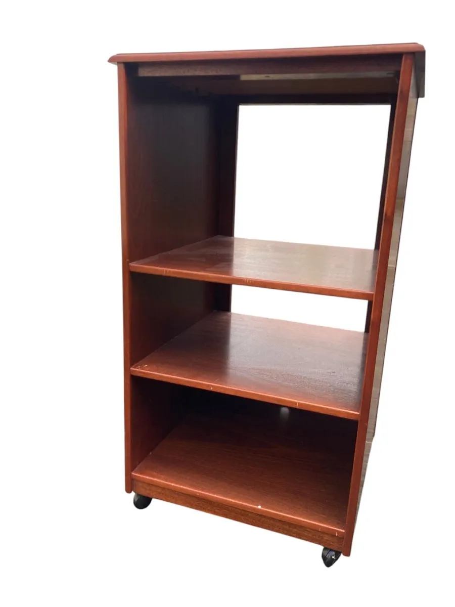 BookShelf /Dumb Waiter / Stereo Shelf - On Wheels - Image 1