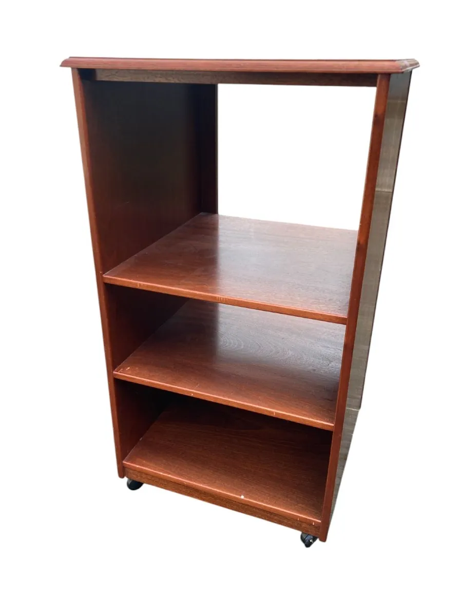 BookShelf /Dumb Waiter / Stereo Shelf - On Wheels - Image 2