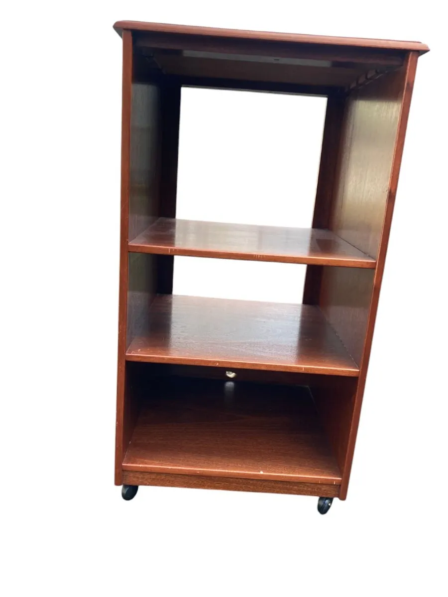BookShelf /Dumb Waiter / Stereo Shelf - On Wheels - Image 3