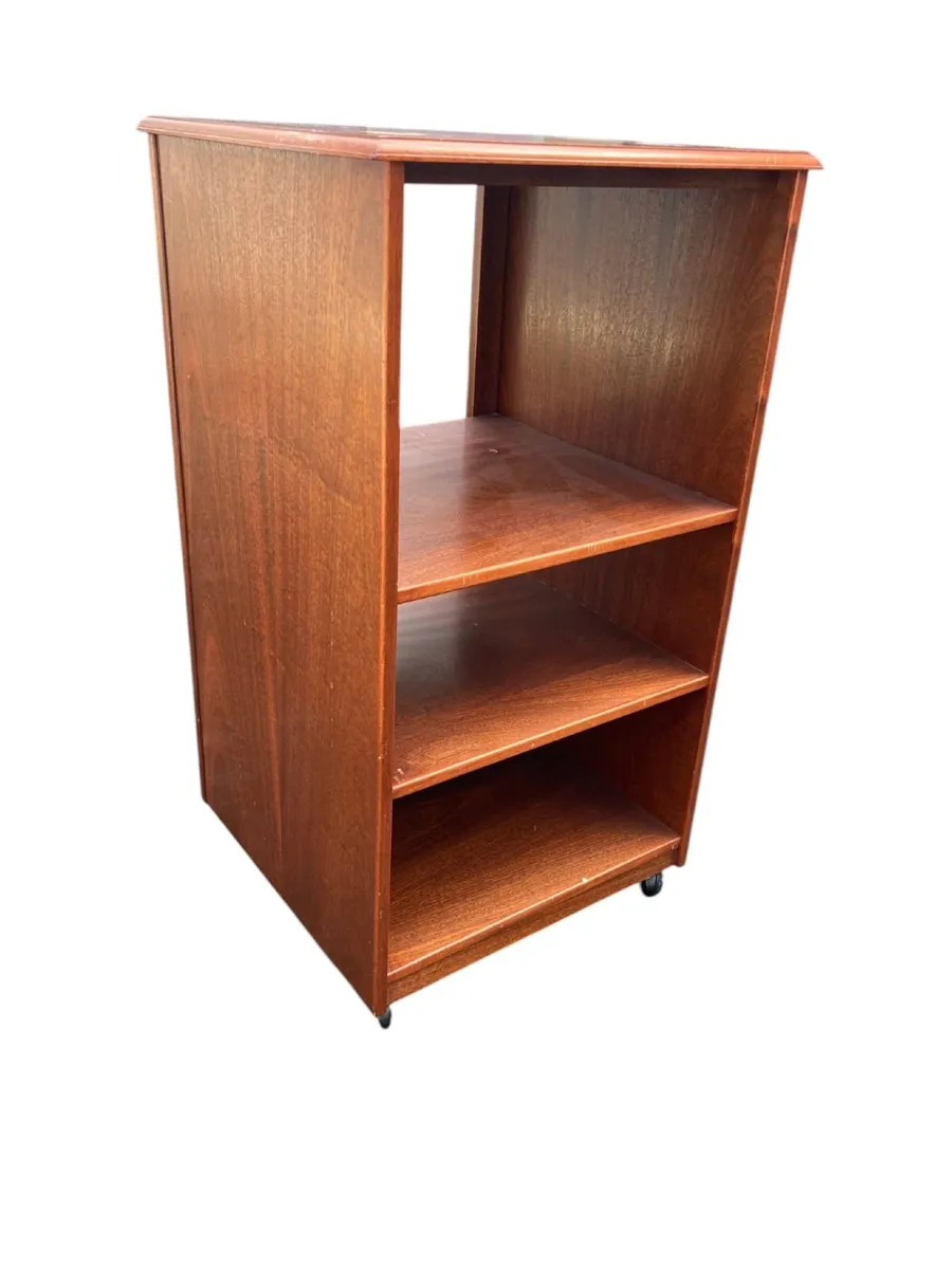 BookShelf /Dumb Waiter / Stereo Shelf - On Wheels - Image 4