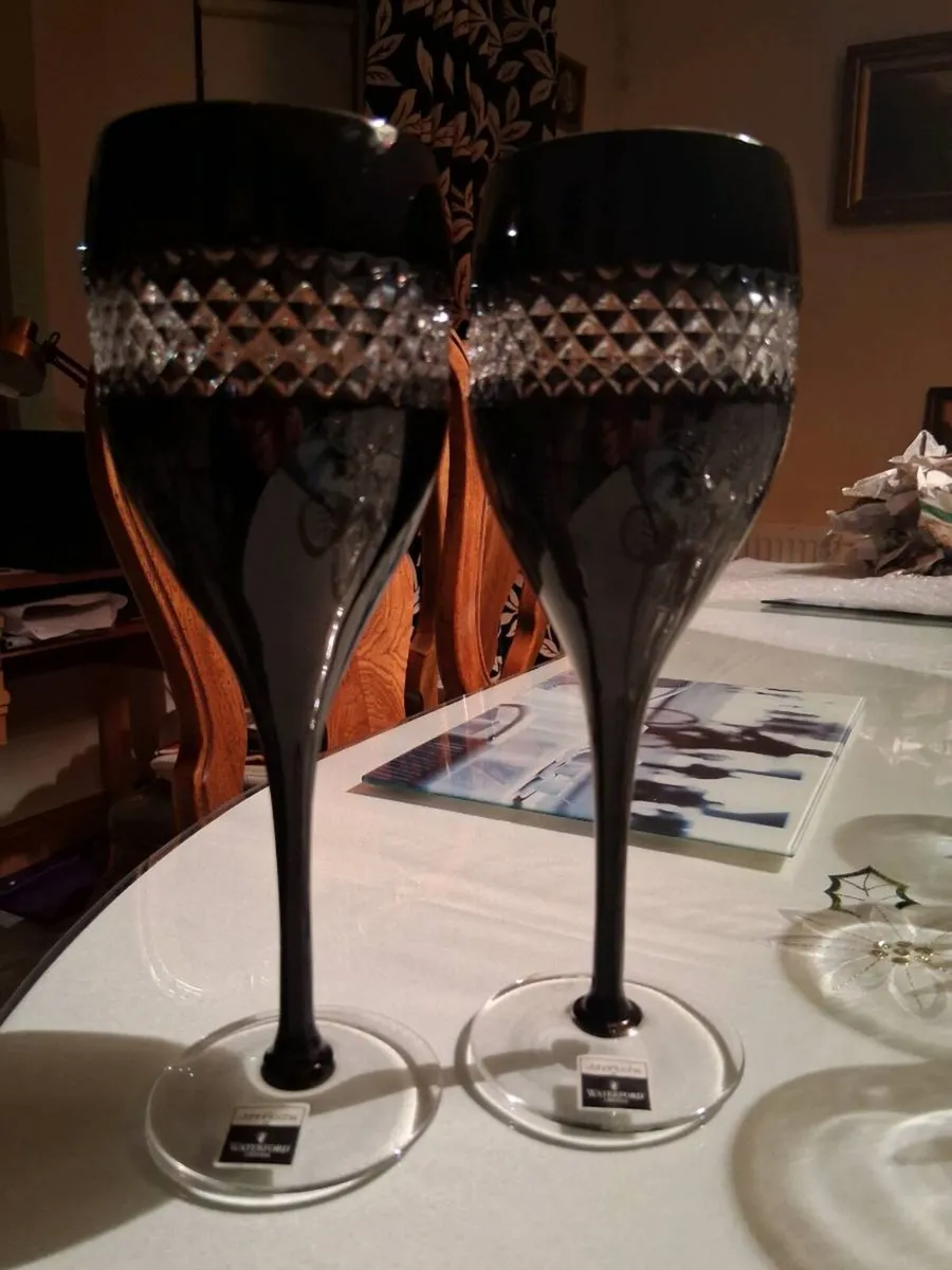 Waterford John Rocha wine glasses - Image 2