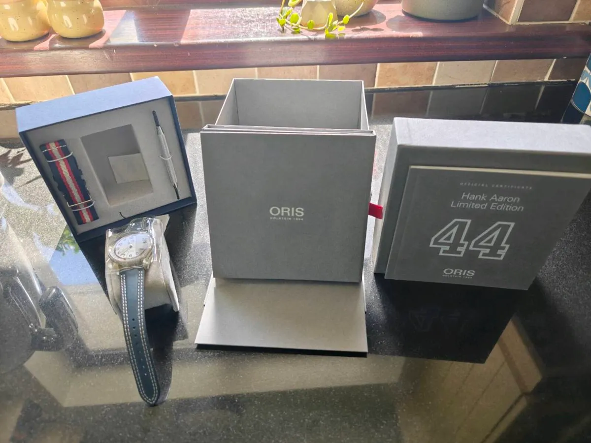 Oris Big Crown Pointer Date Hank Aaron LE – New - Image 1