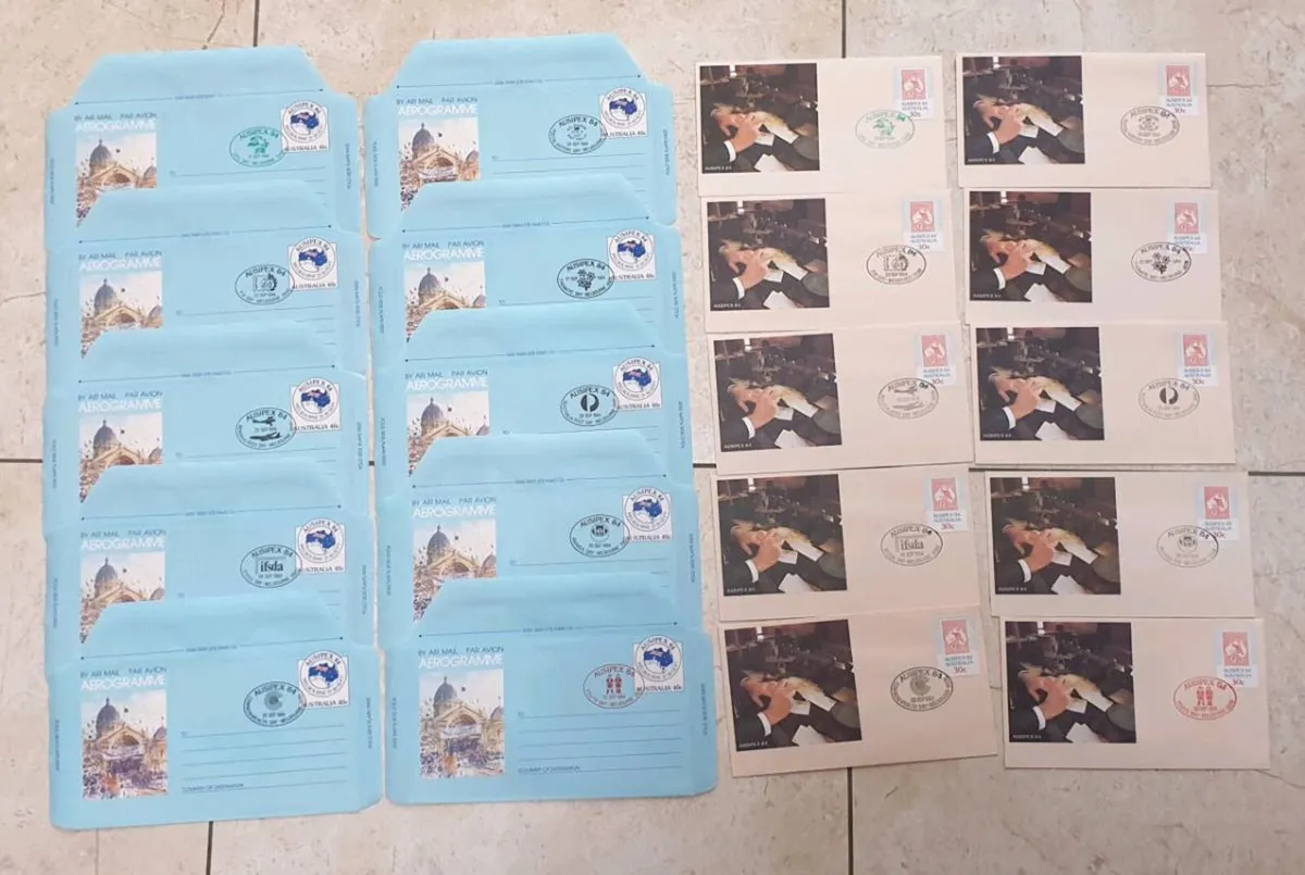 Australia Postal Items 1980-86 incl. Ausipex 84 - Image 3