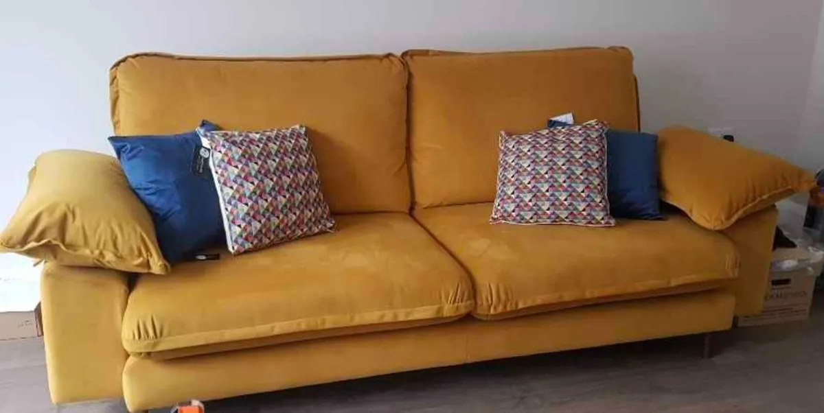 Sofa seats four Yellow from Sofa So Good - Image 2