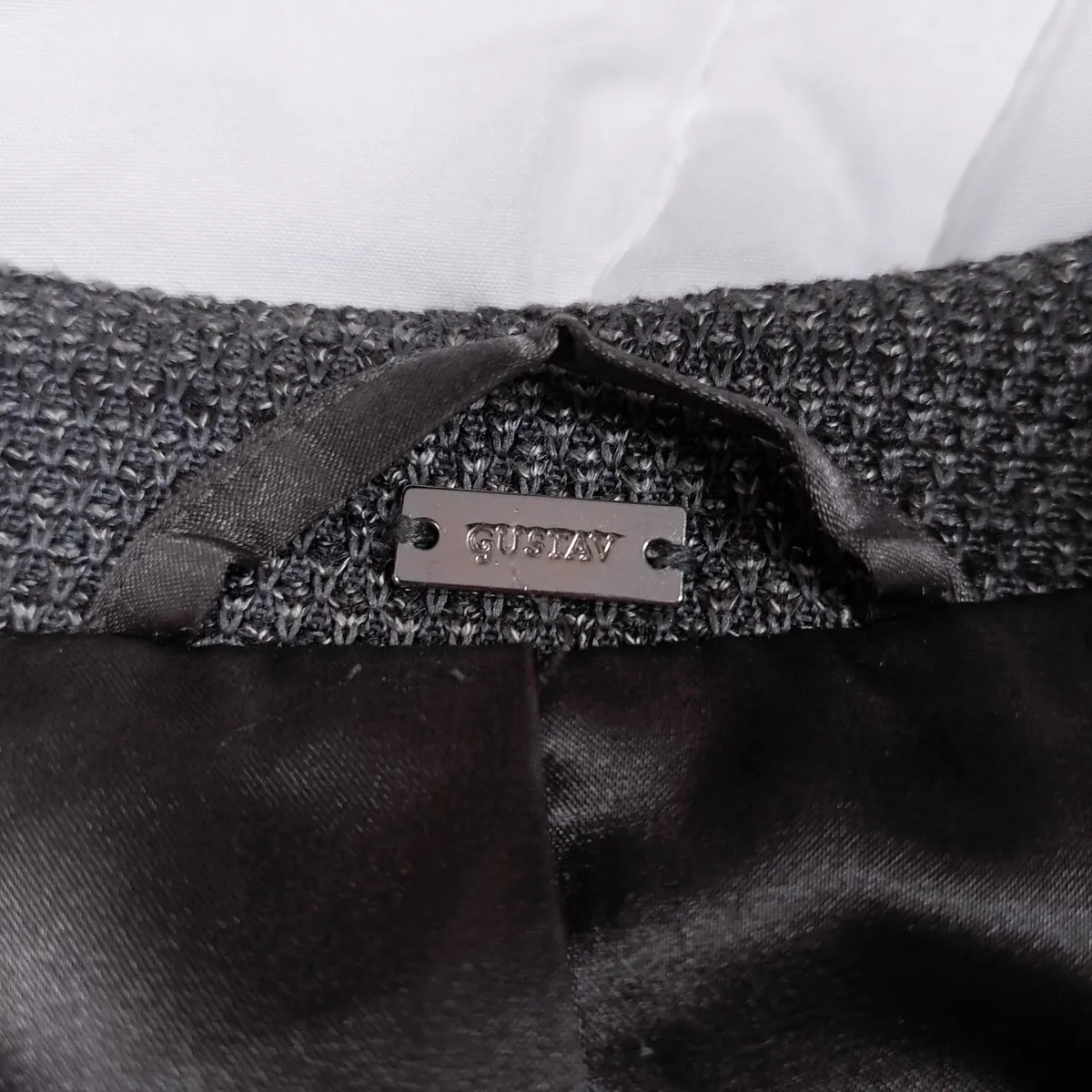 Gustav Grey Blazer Metallic Trim 10UK/38EU - Image 2