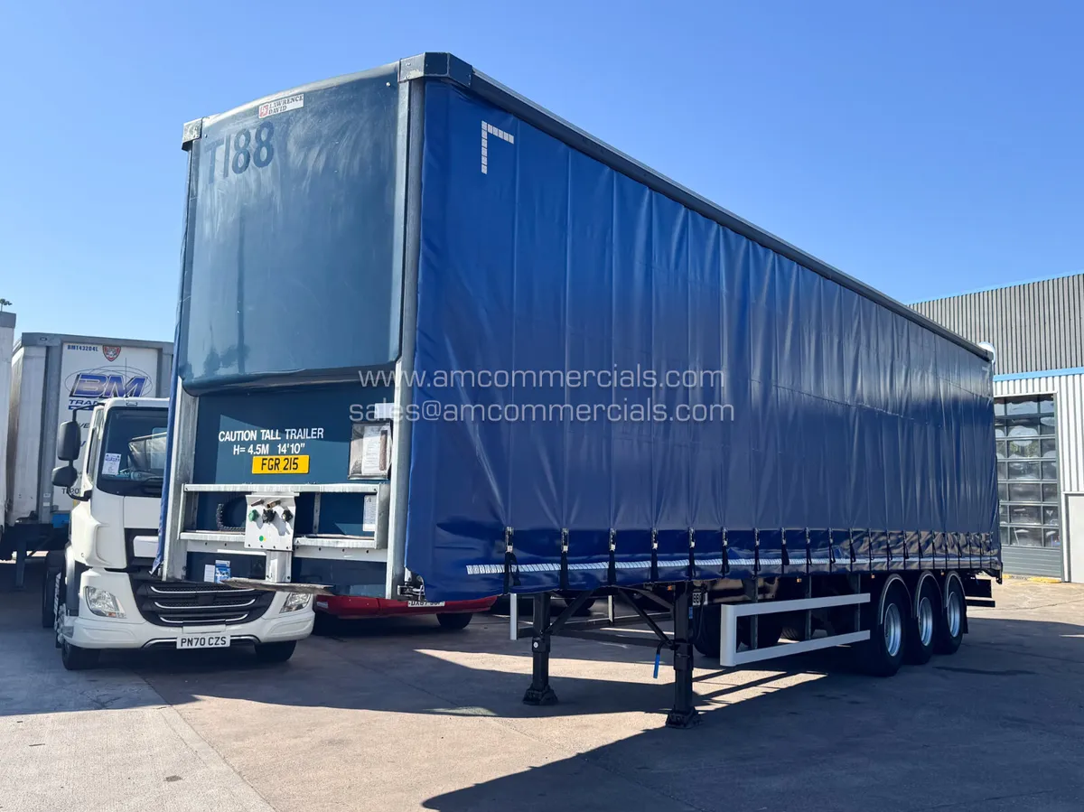 2019 LAWRENCE DAVID CURTINSIDE TRAILER - Image 3