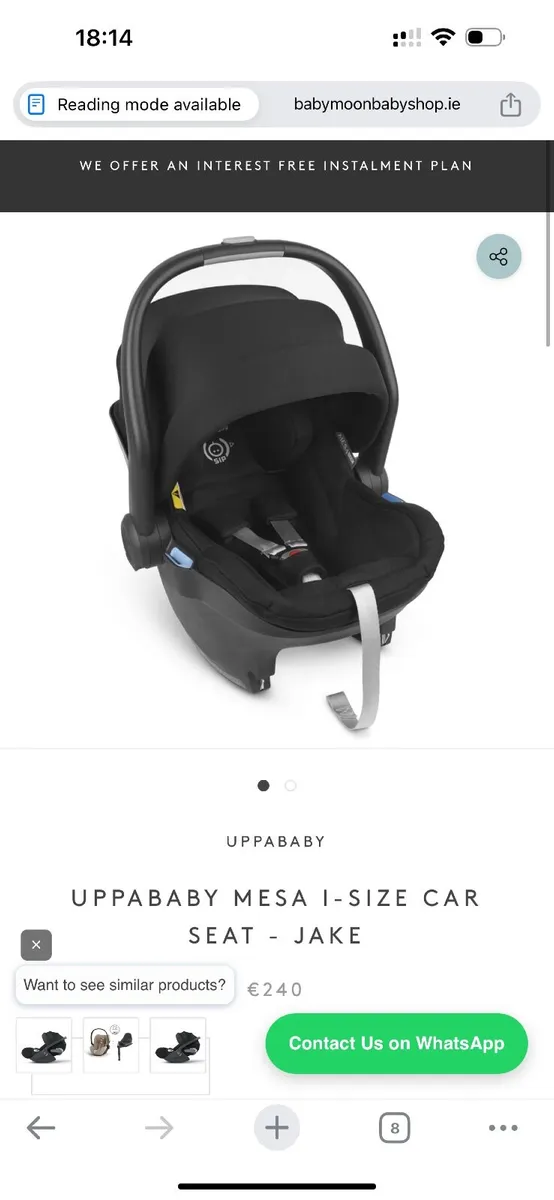 Baby car seat
