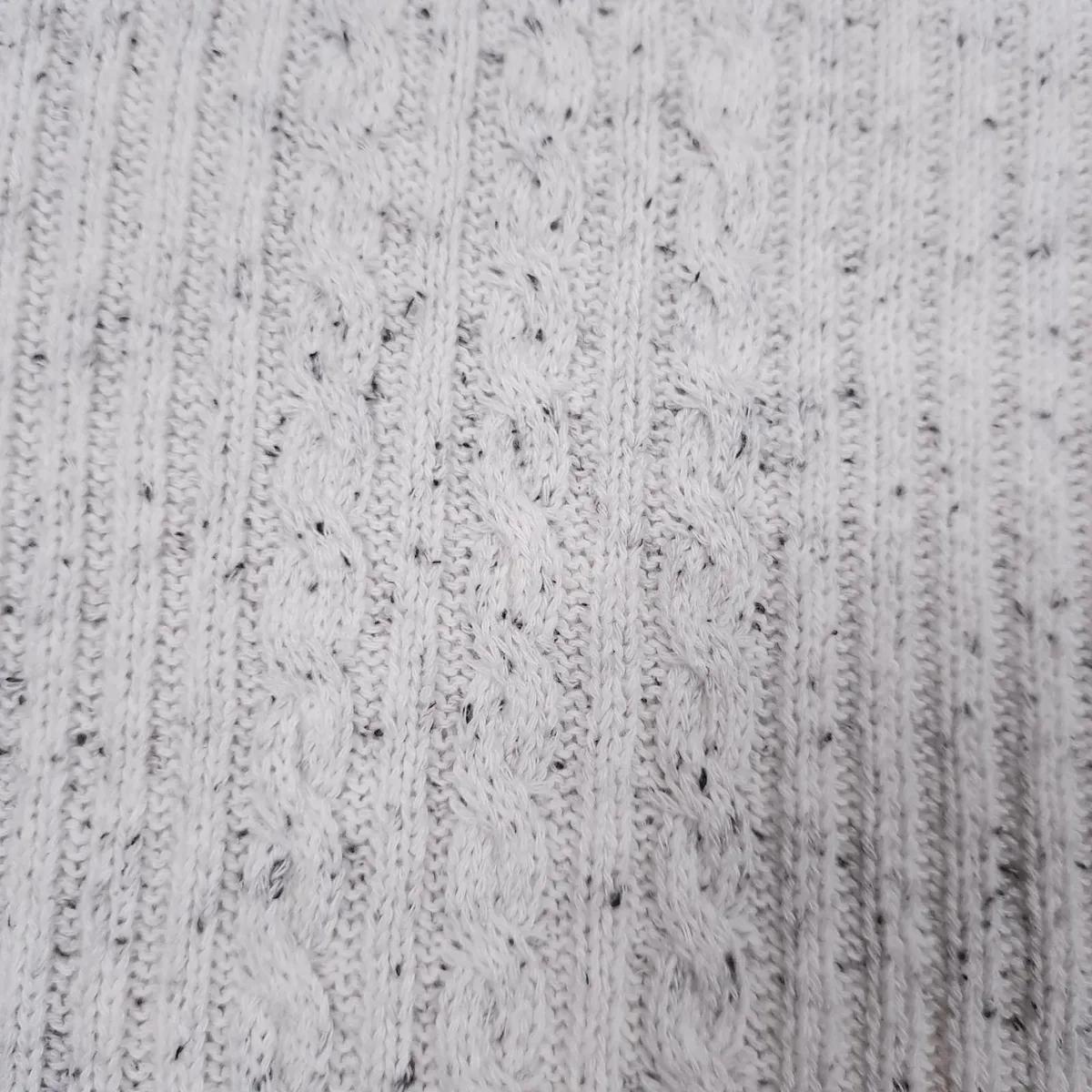 Soaked White Speckled Knit Vest Size M - Image 3