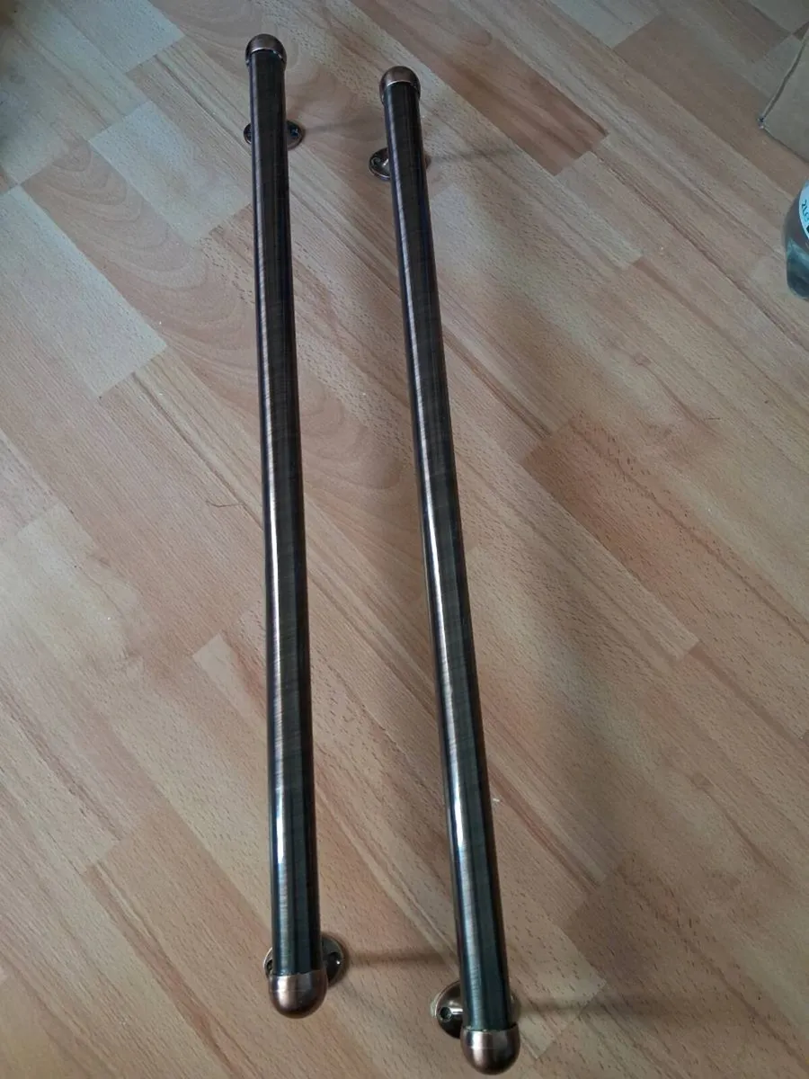 Towel rails (brushed brass) - Image 1