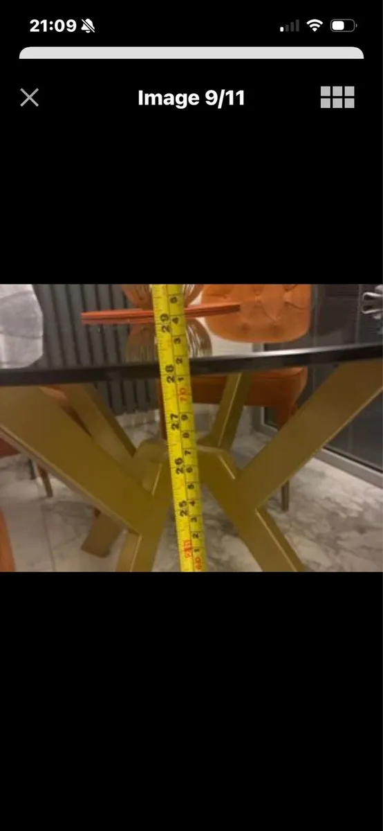 Dinning room table and chairs and bench - Image 4