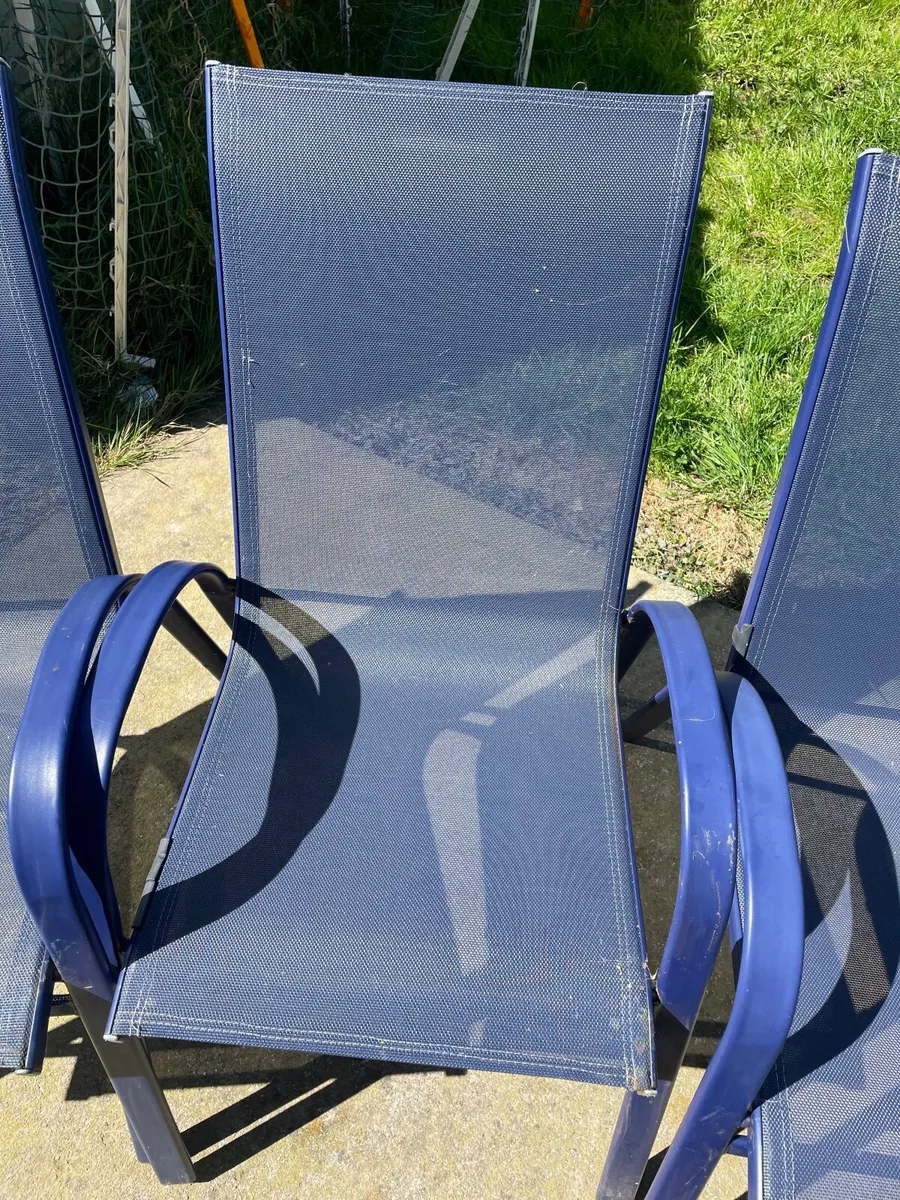 4 Garden chairs - Image 2