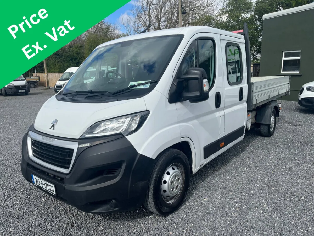 Peugeot Boxer Crew Cab Tipper 2.2L Diesel 140BHP - Image 1