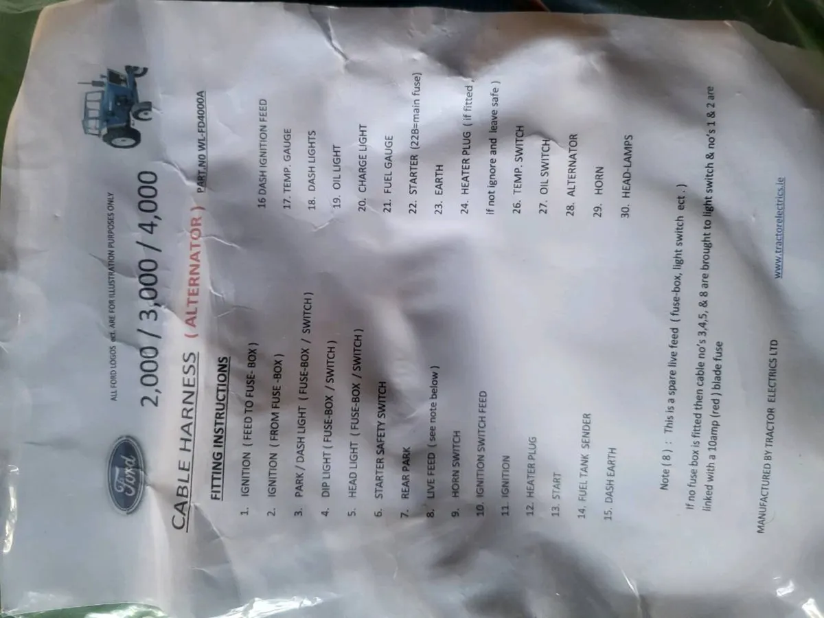 FORD WIRING HARNESS - Image 1