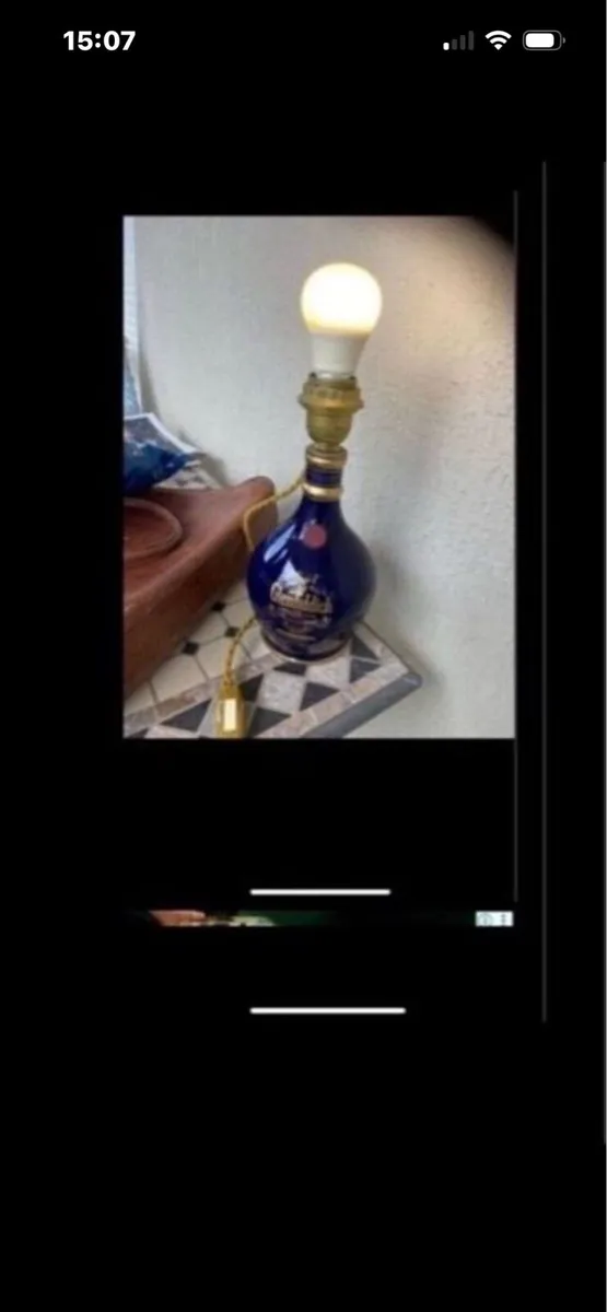 Vintage Glenfiddich Ancient Reserve Decanter Lamp - Image 1