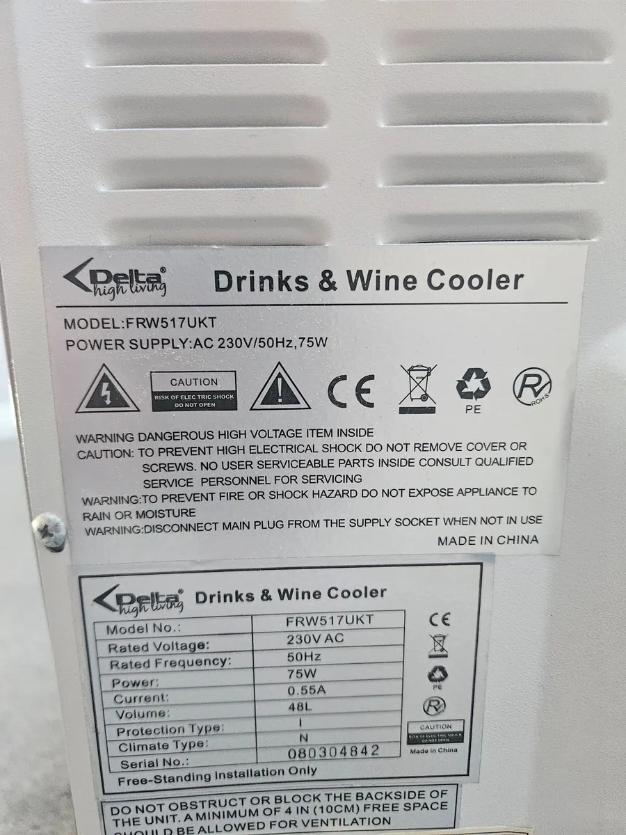 Drinks and Wine Cooler 48L - Image 2