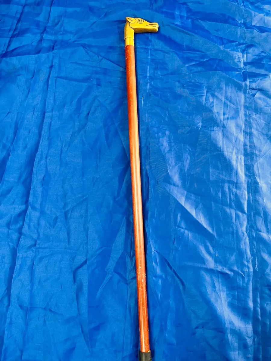 Walking stick with brass handle - Image 2