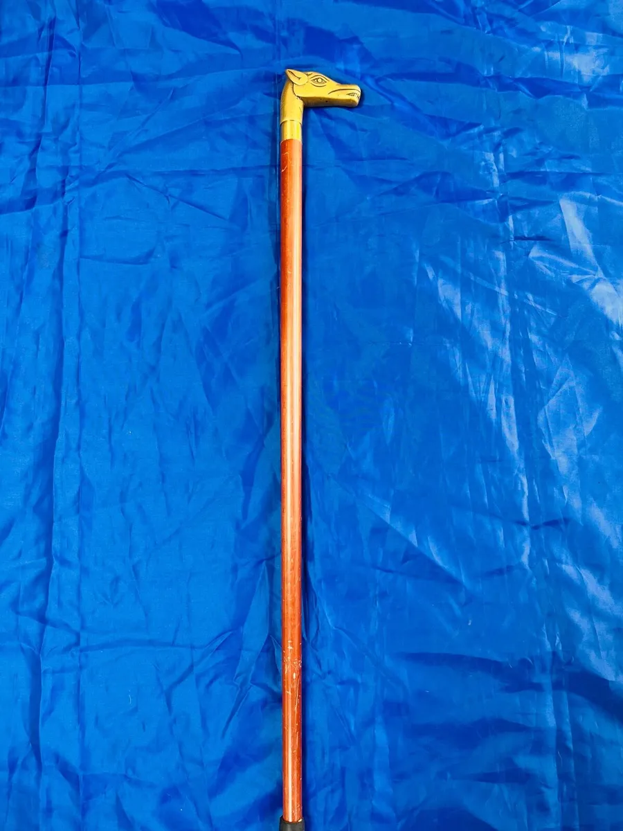 Walking stick with brass handle - Image 4