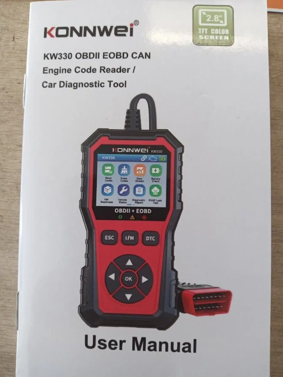 Konnwei KW330 diagnostic scanner - Image 2