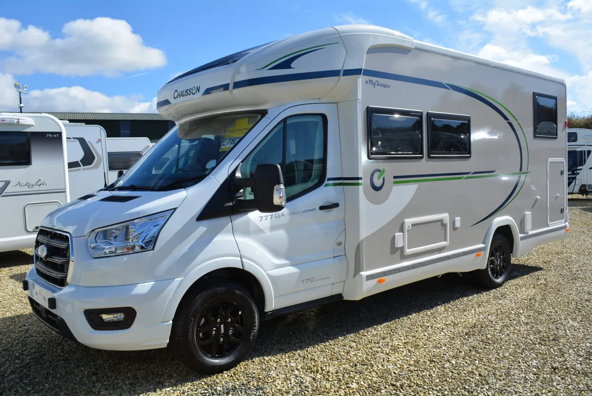 NEW CHAUSSON 777GA AUTO 4 BERTH MOTORHOME FOR SALE - Image 1