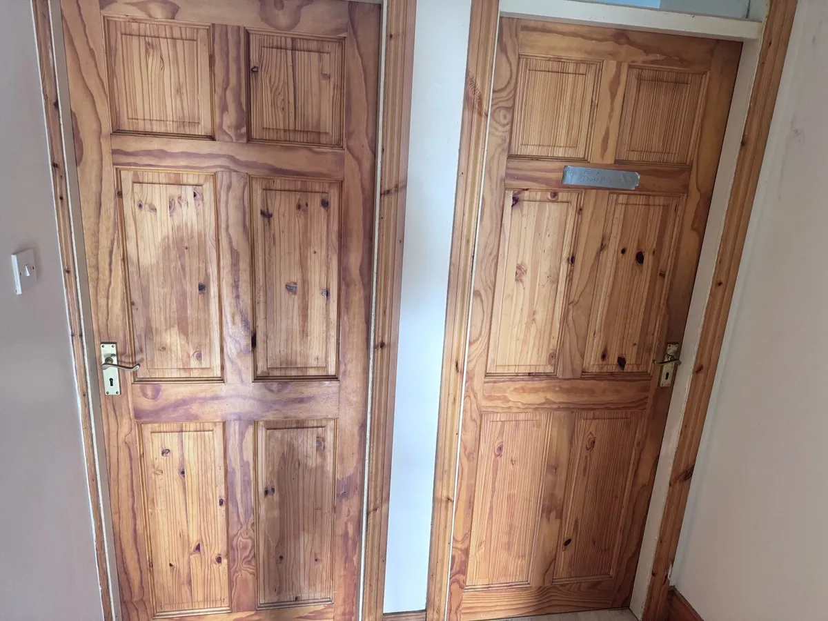 Six panel doors - Image 1