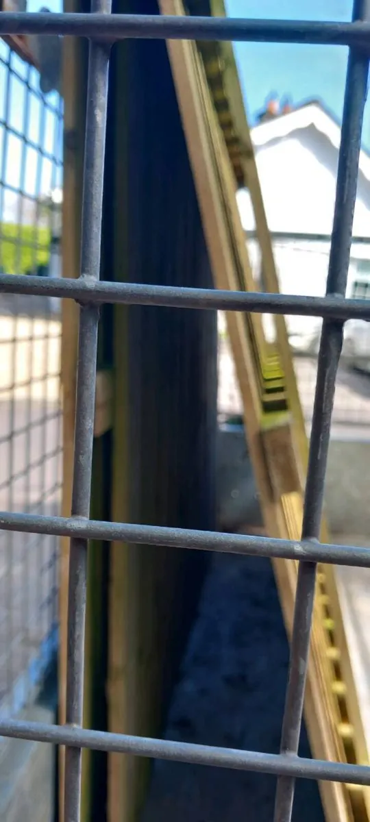 2 double sided  fence panels unused - Image 3