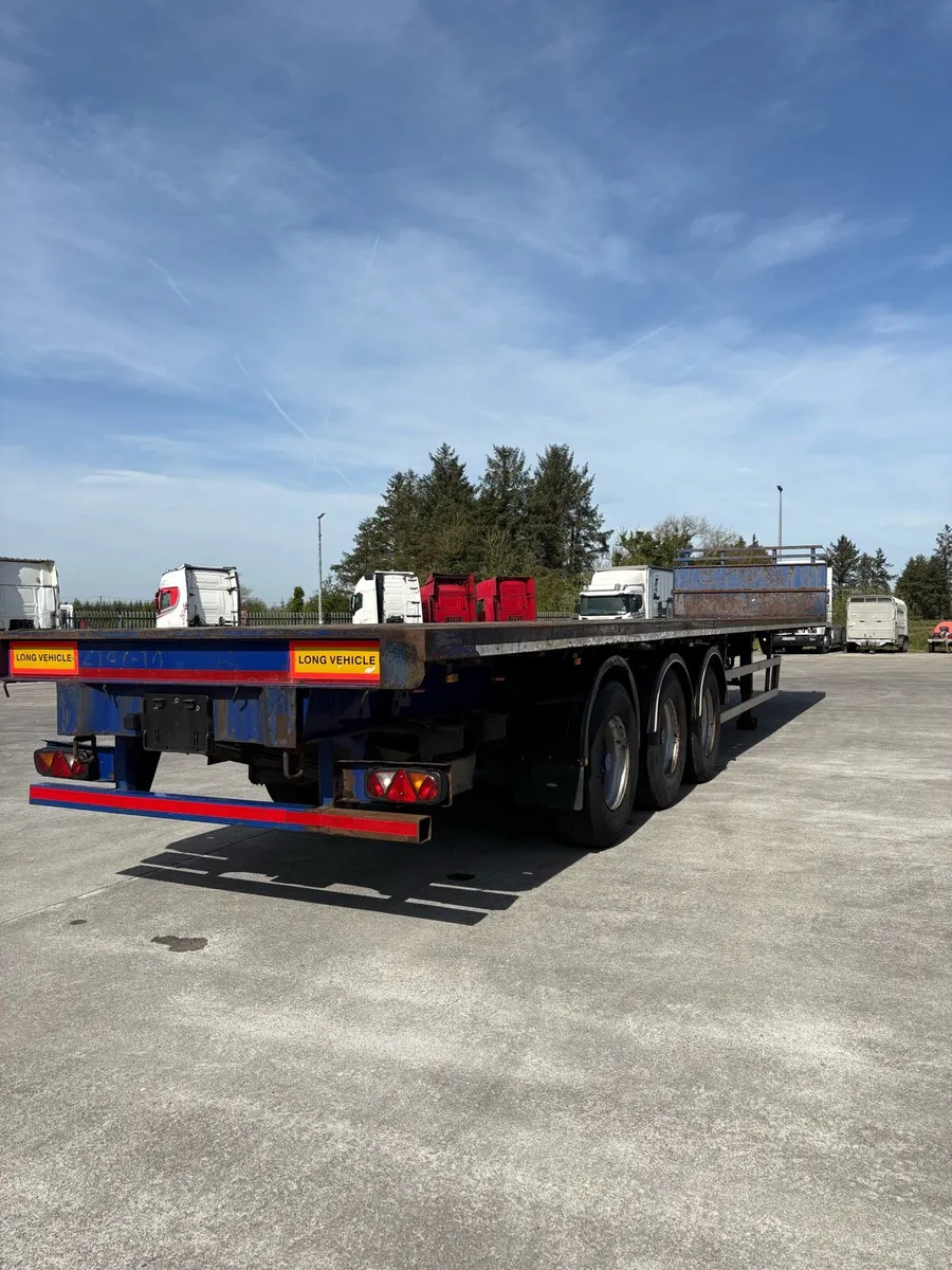 Sdc 45ft flat trailer twist locks posts 2014 - Image 3