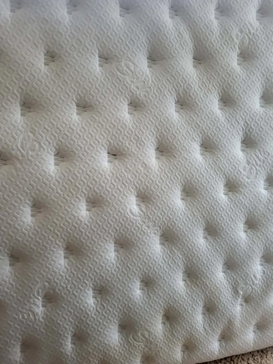 IKEA king size bed with mattress - Image 3