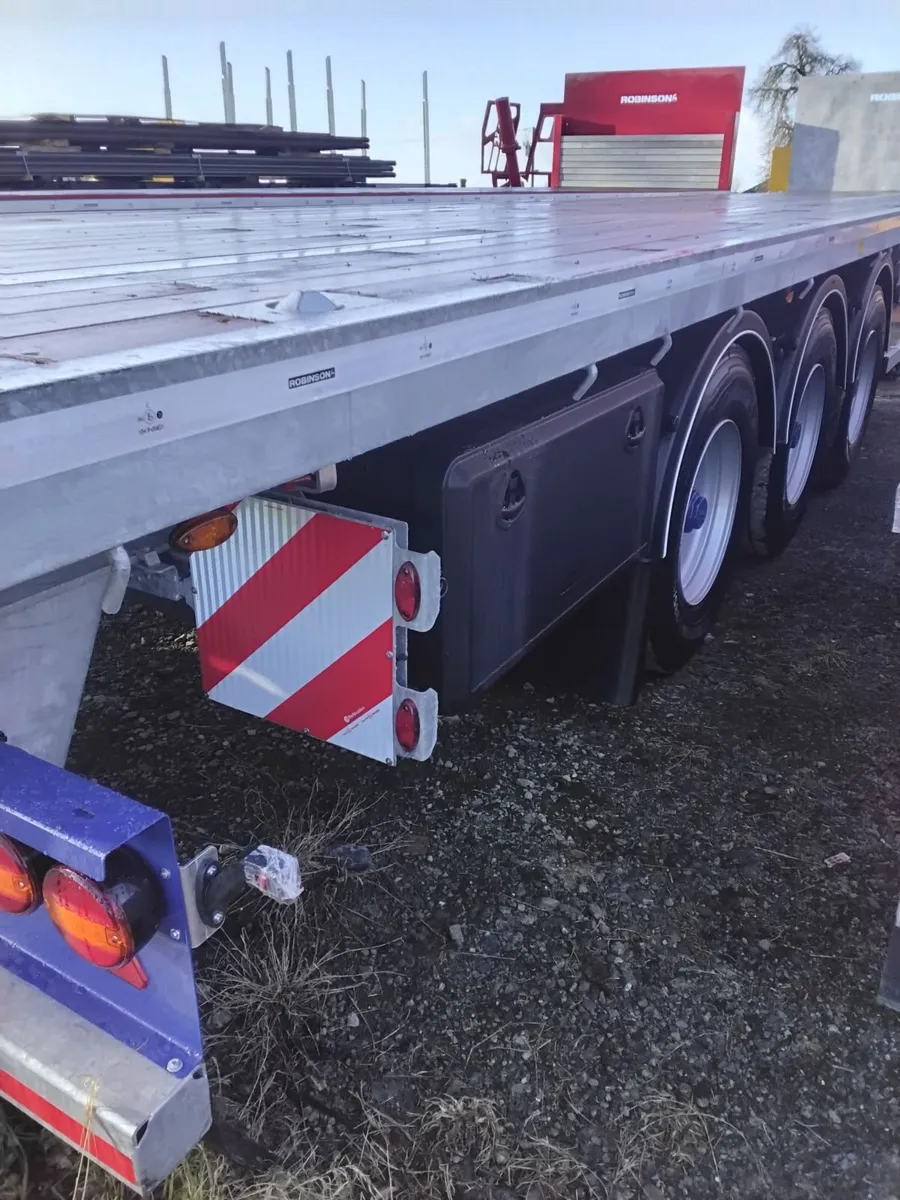 Robinson GALVANIZED Platform Flat Trailer - Image 1