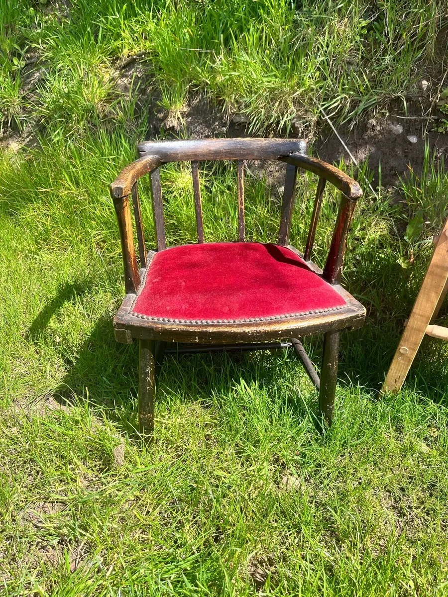 Antique Irish Farmhouse Hedge Chair - Image 3