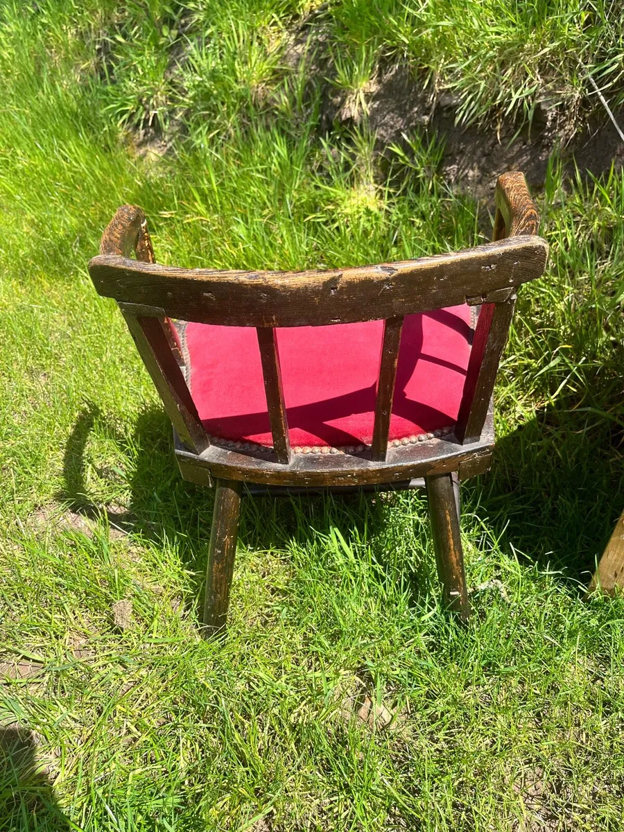 Antique Irish Farmhouse Hedge Chair - Image 4