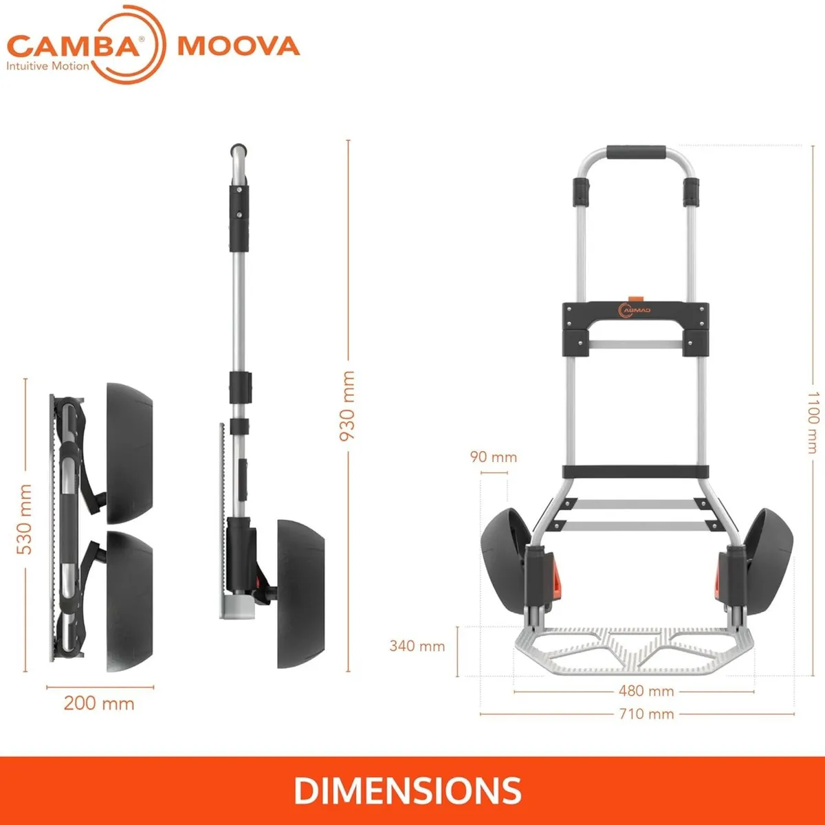 Moova Sack Truck; Folding Trolley and Garden - Image 4