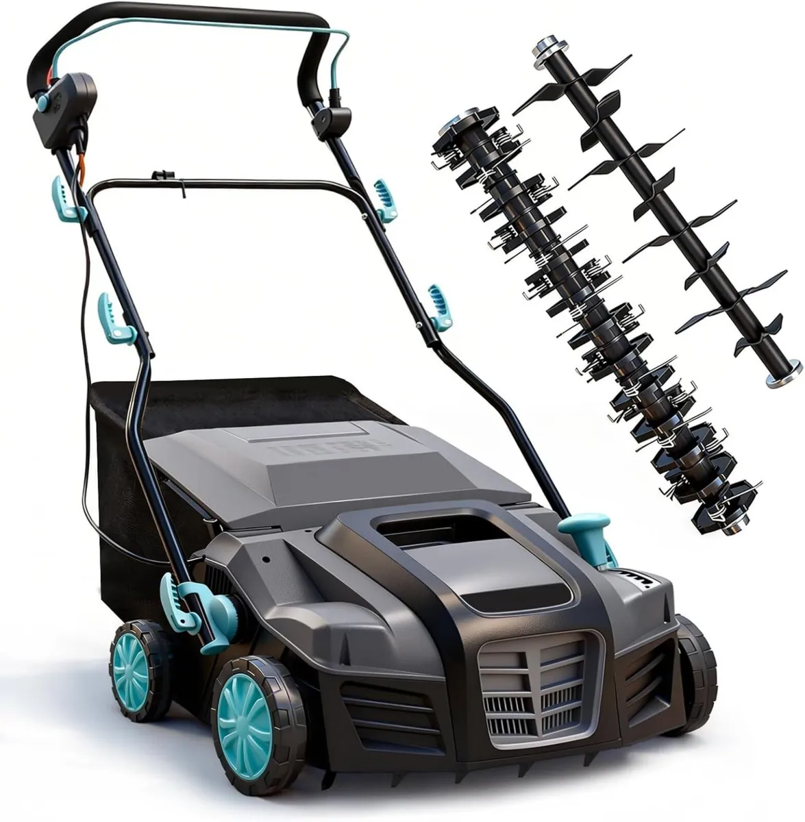 2000W Electric Lawn Scarifier and Aerator – - Image 1