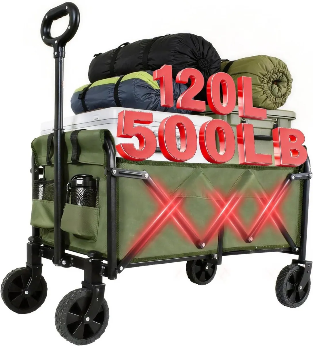 120l Festival Trolley on Wheels 225kg/500lbs - Image 1